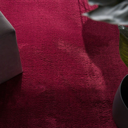 Soft Washable Area Rug with Anti-Slip Backing in solid Colors