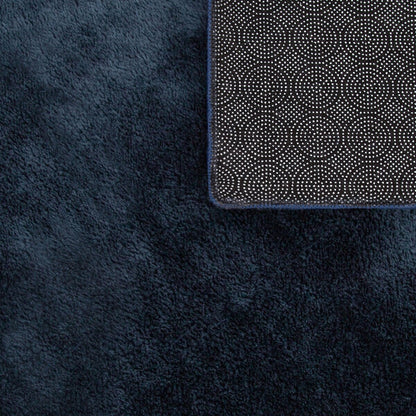 Soft Washable Area Rug with Anti-Slip Backing in solid Colors