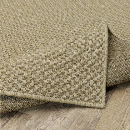 Style Haven Veranda Tonal Woven Basket Weave Indoor-Outdoor Rug
