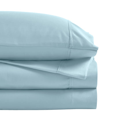 Superior Cotton Blend 1200 Thread Count Solid Deep Pocket Bed Sheet Set