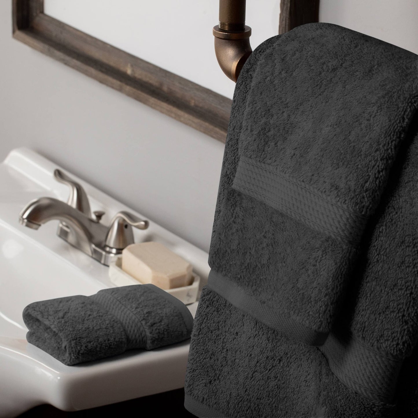 Superior Egyptian Cotton Pile Heavyweight 3-Piece Towel Set