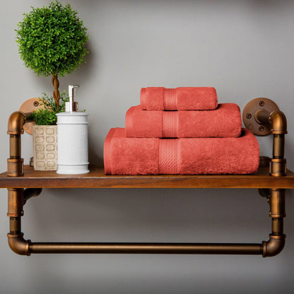 Superior Egyptian Cotton Pile Heavyweight 3-Piece Towel Set