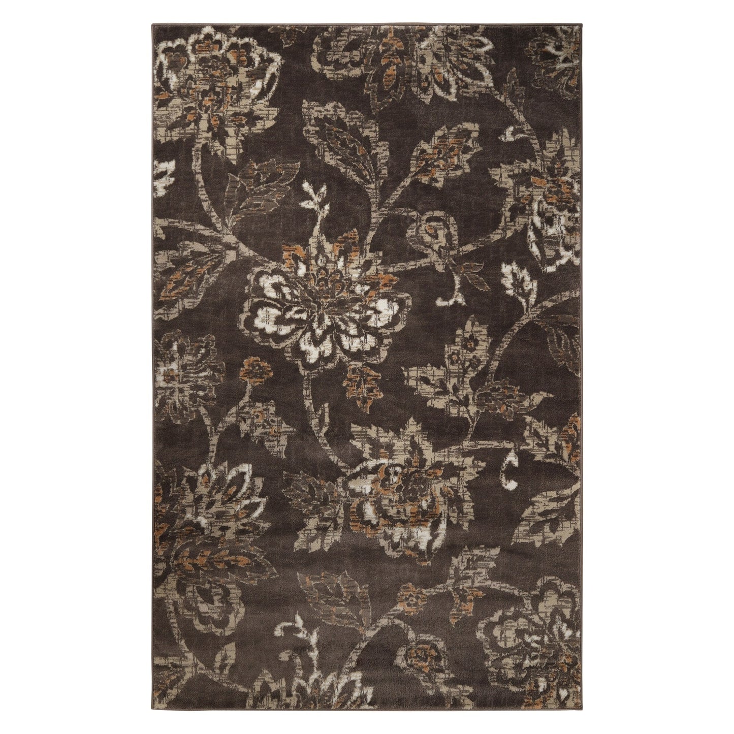Superior Jacobean Farmhouse Floral Indoor Area Rug