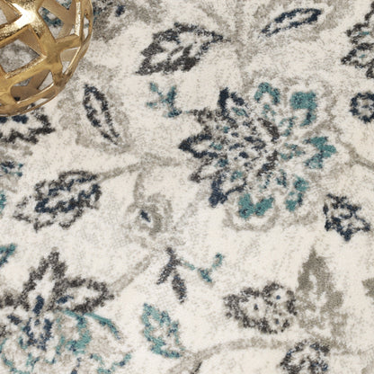 Superior Jacobean Farmhouse Floral Indoor Area Rug