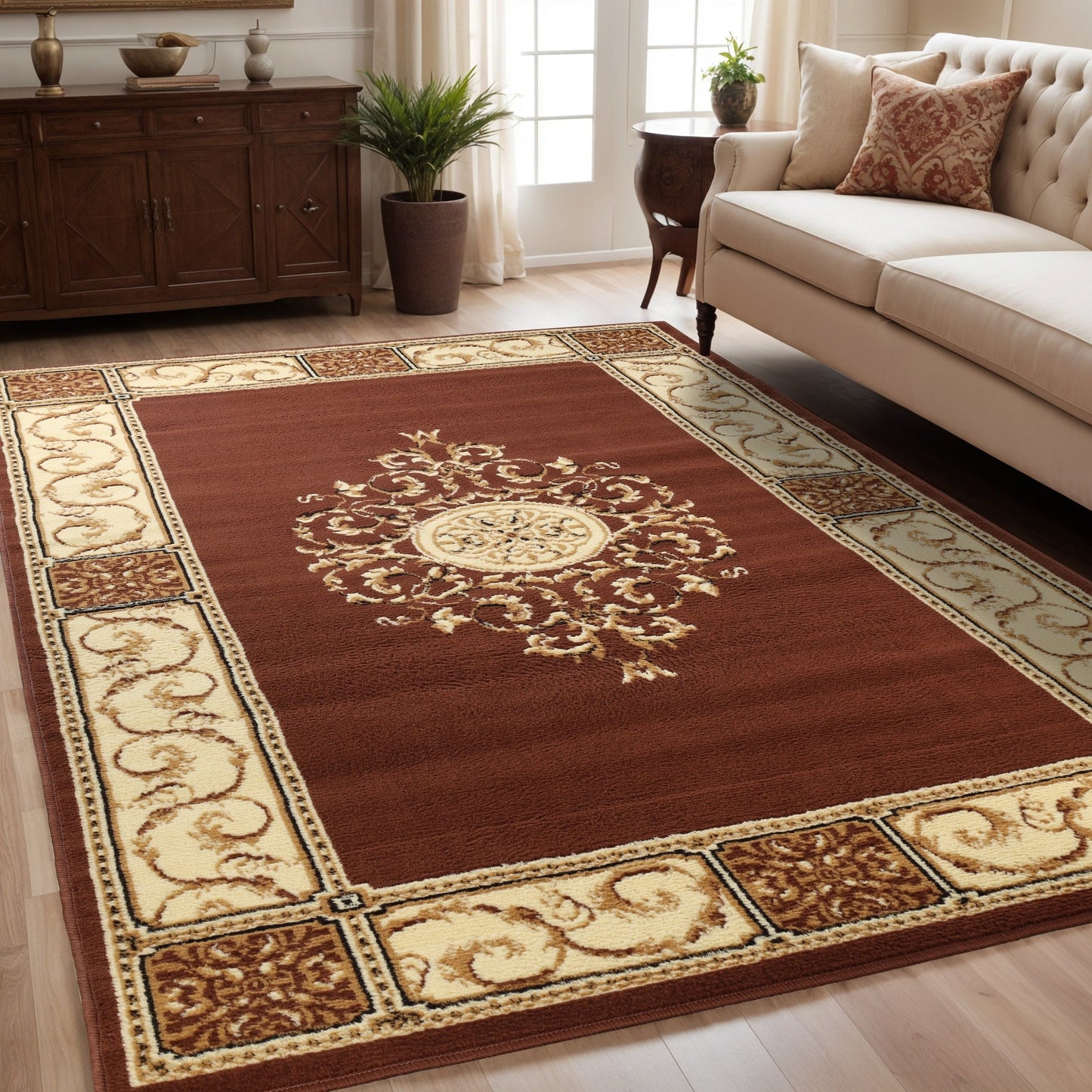 Superior Traditional Floor Decor Large Indoor Area Rug