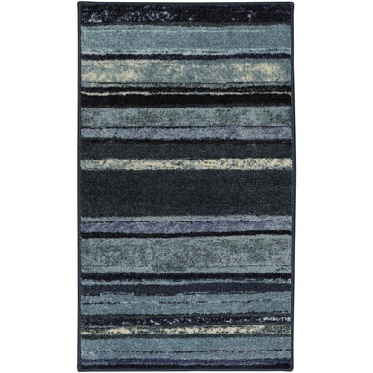 The Curated Nomad Sultan Multicolor Striped Boho Area Rug