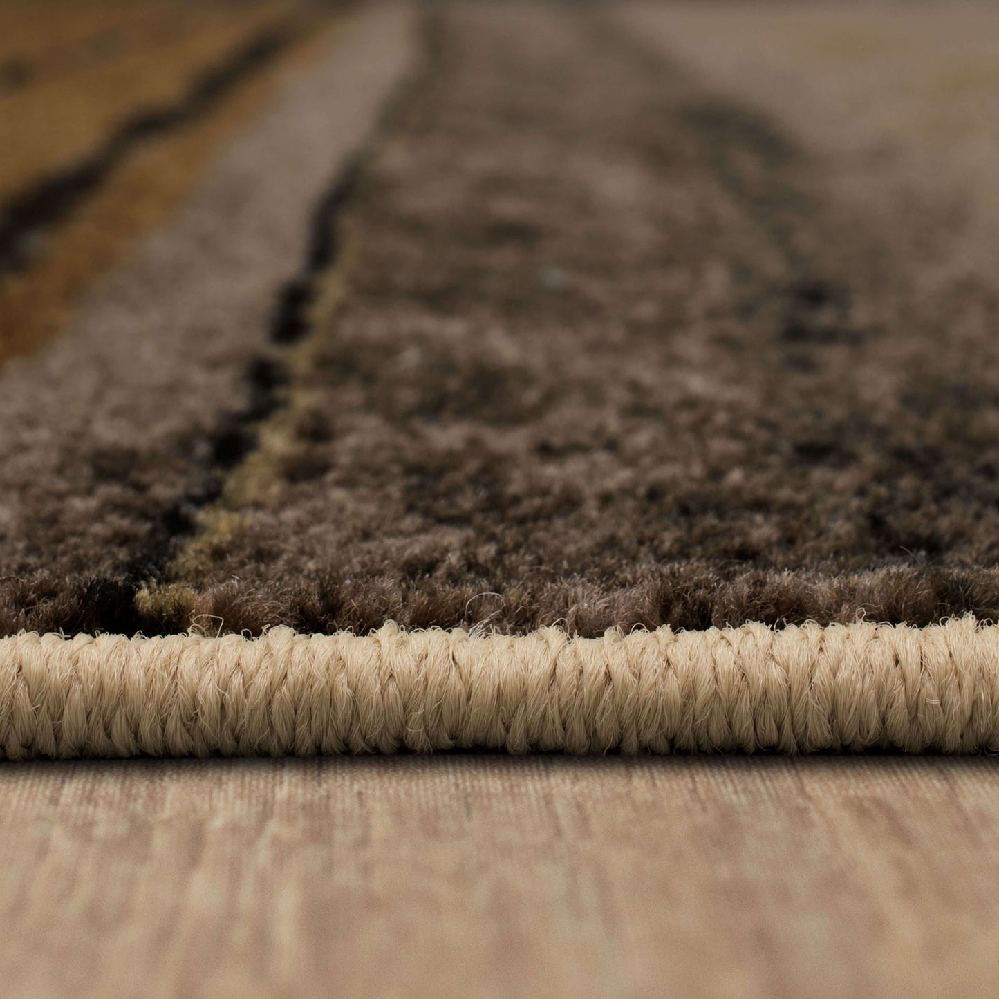 The Curated Nomad Sultan Multicolor Striped Boho Area Rug