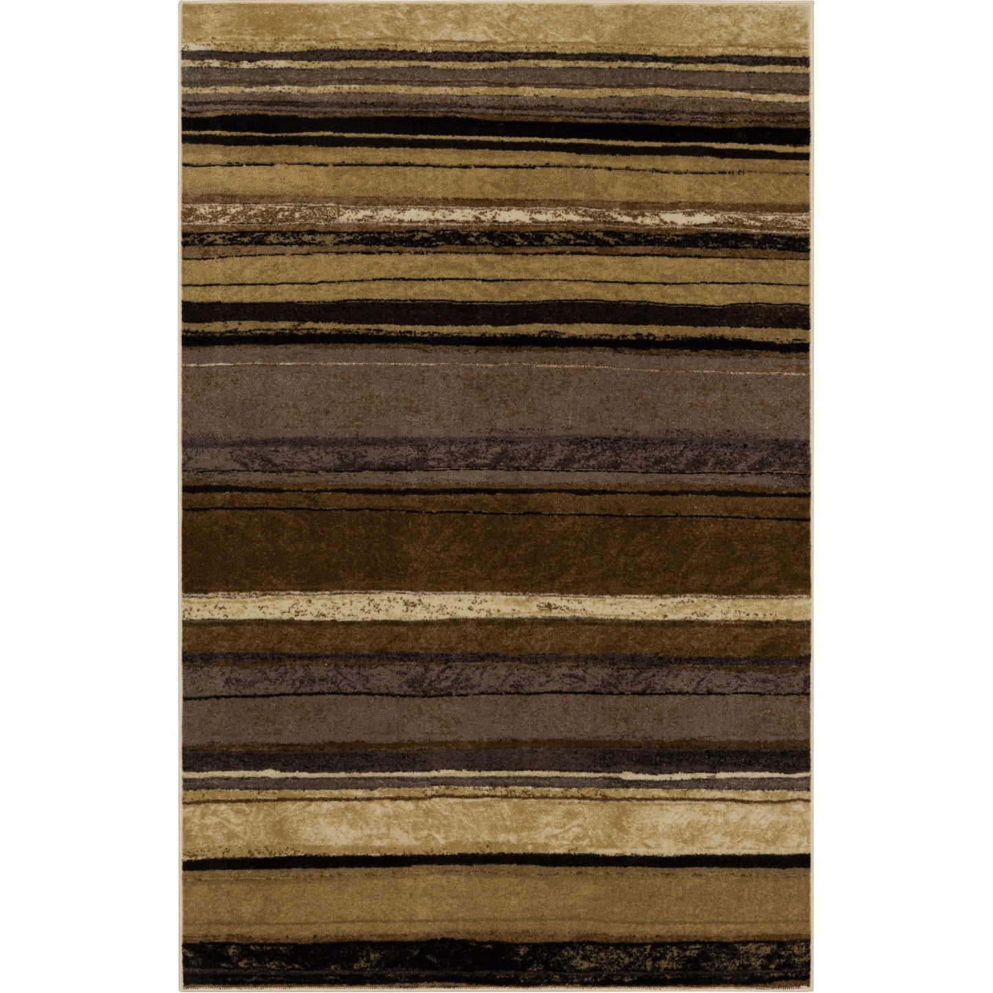 The Curated Nomad Sultan Multicolor Striped Boho Area Rug