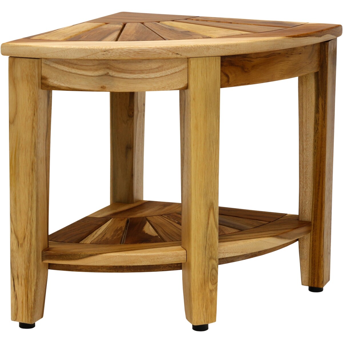 The Original Kai Corner Teak Shower Bench