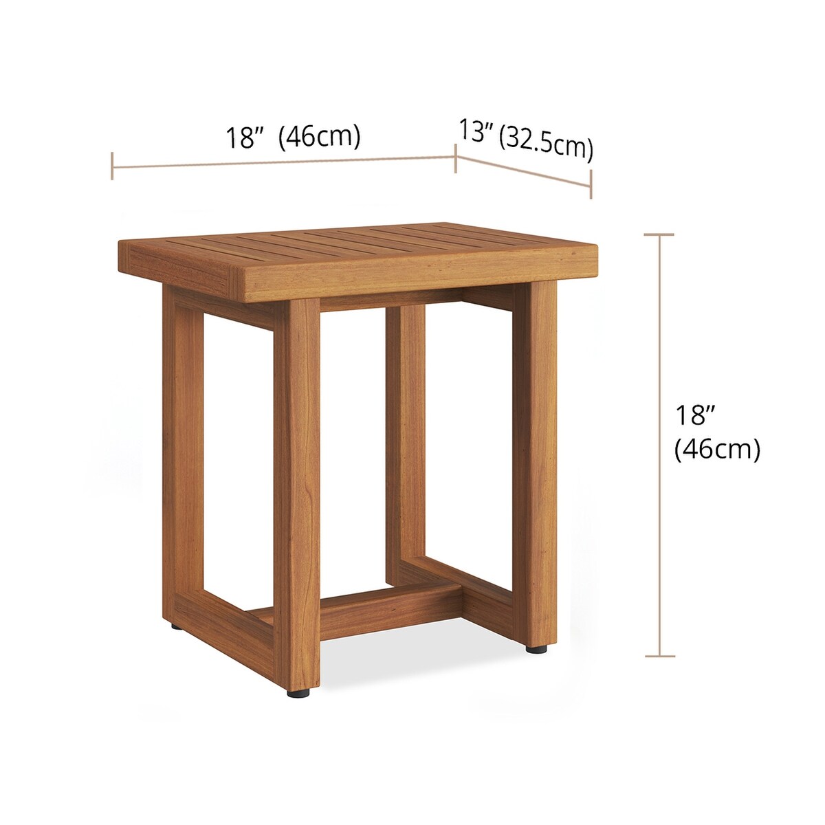 The Original Spa Teak Shower Bench