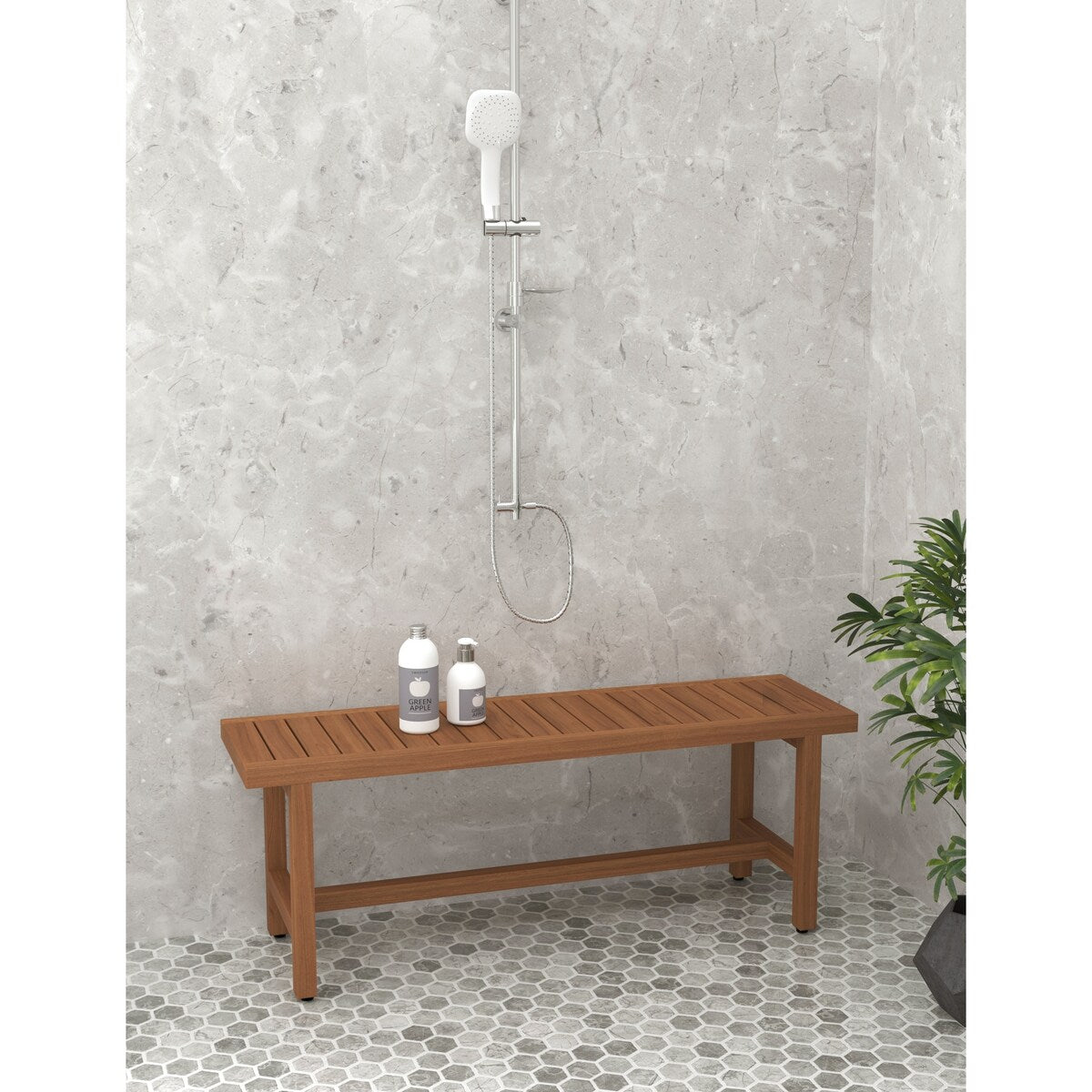 The Original Spa Teak Shower Bench