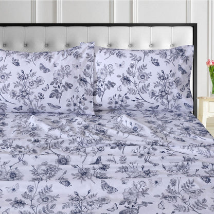 Tribeca Living Organic Cotton 400 Thread Count Percale Extra Deep Pocket Sheet Set