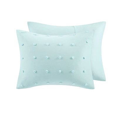 Ensley Cotton Jacquard Pom Pom Comforter Set by Intelligent Design Kids