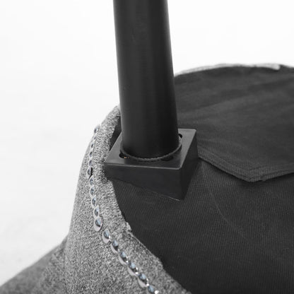 VEIKOUS Makeup Vanity Stool Chair with Low Back and Wood Legs-17.3 x 15.7 x 25.1