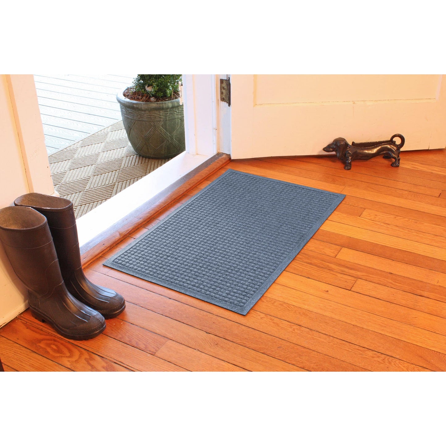 WaterHog Squares Indoor Outdoor Door Mat