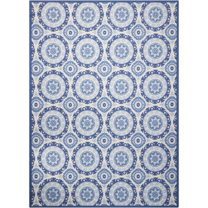 Waverly Sun N' Shade Indoor Outdoor Boho Medallion Area Rug