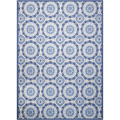 Waverly Sun N' Shade Indoor Outdoor Boho Medallion Area Rug