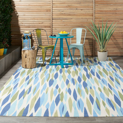 Waverly Sun N' Shade Modern Abstract Indoor Outdoor Area Rug