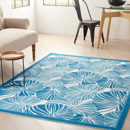 Waverly Sun N' Shade Modern Botanical Indoor/Outdoor Area Rug