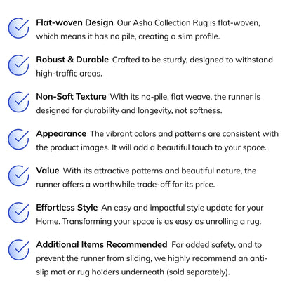 Well Woven Asha Vintage Emilia Flat-Weave Area Rug