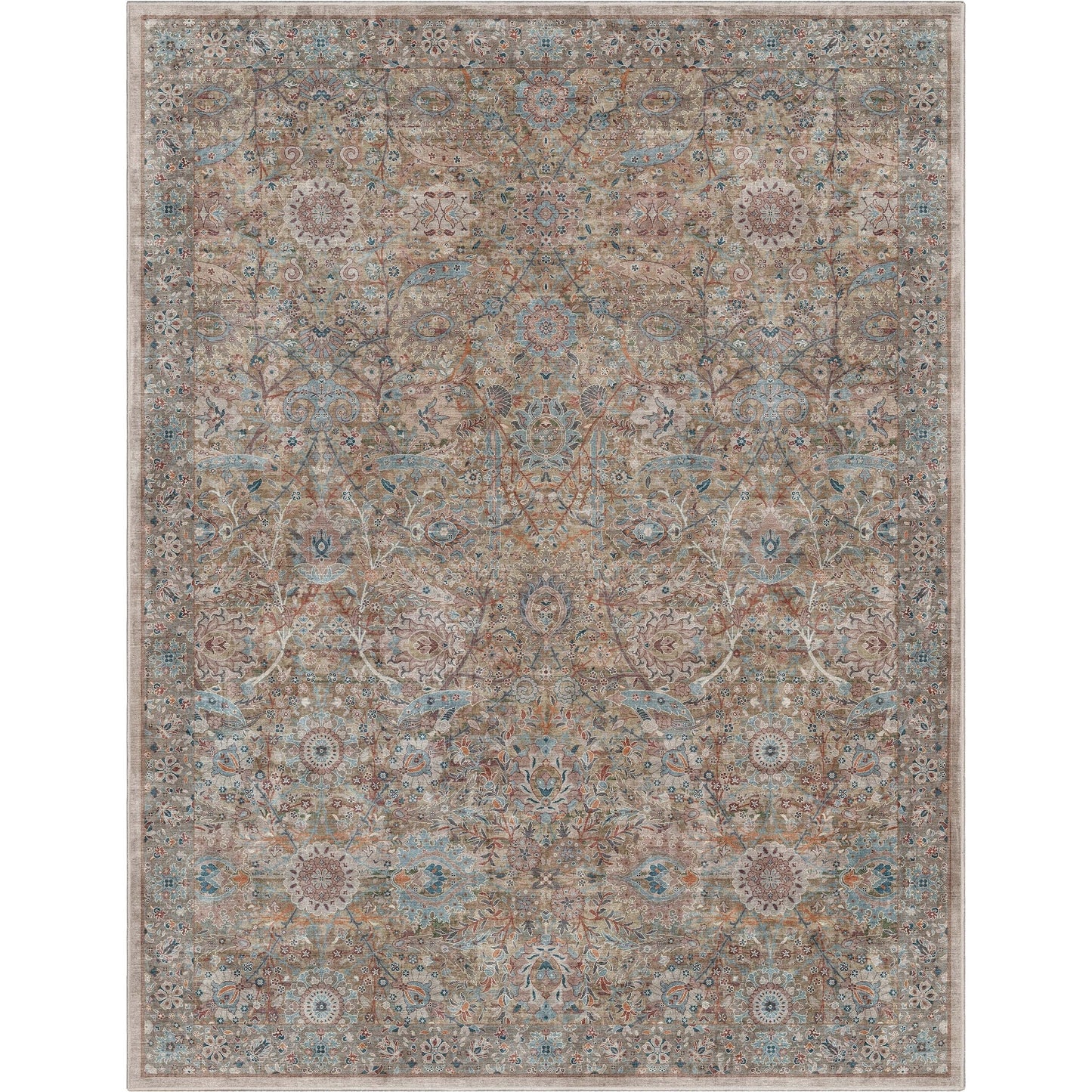 Well Woven Asha Vintage Emilia Flat-Weave Area Rug