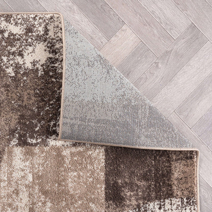 World Rug Gallery Abstract Polypropylene Machine-Made Circle Area Rug