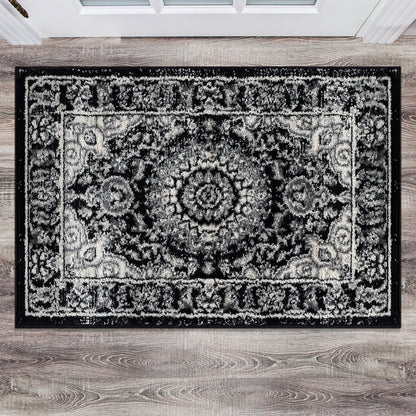World Rug Gallery Traditional Oriental Medallion Area Rug