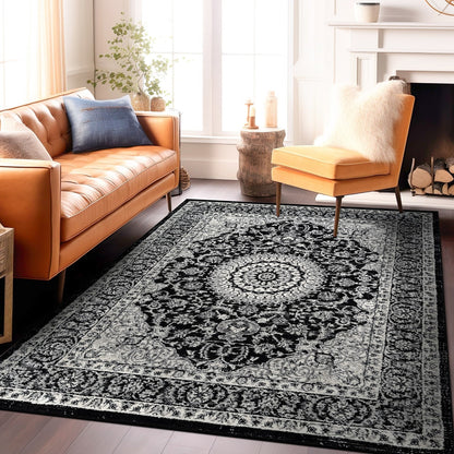 World Rug Gallery Traditional Oriental Medallion Area Rug