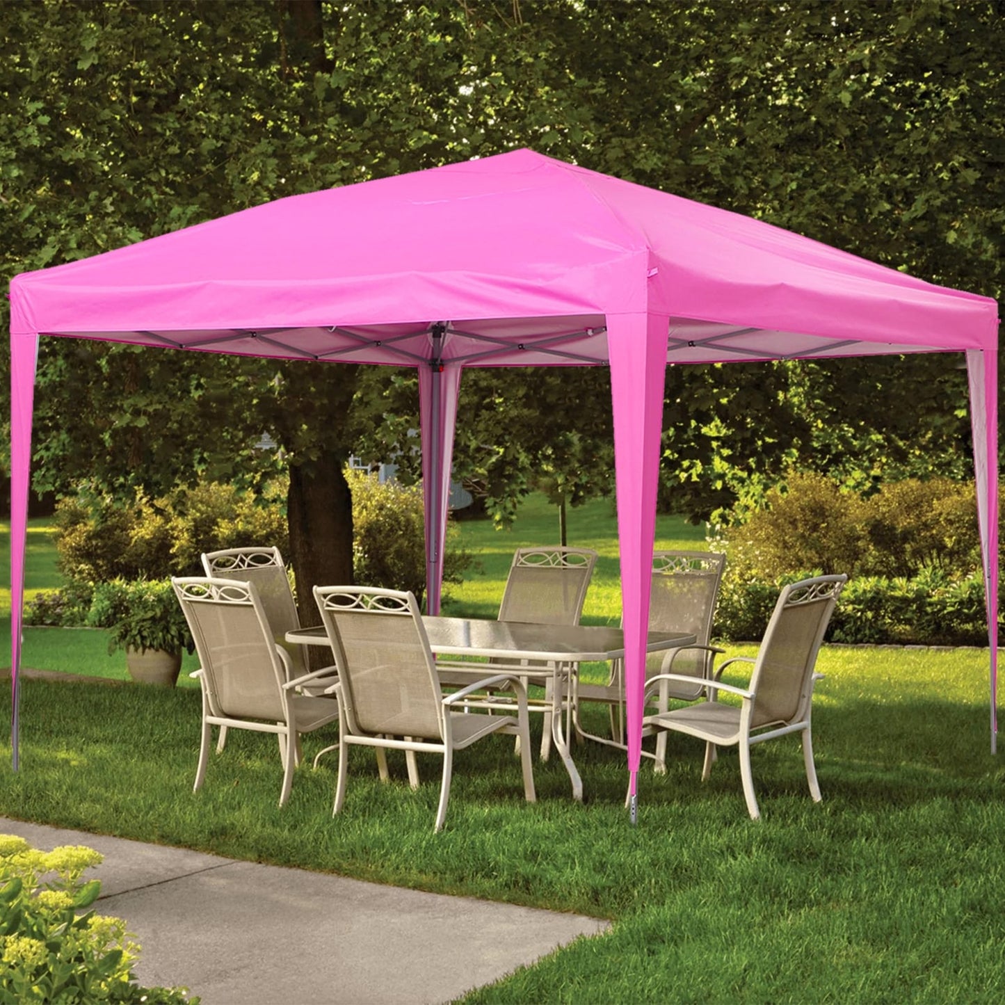 Zenova 10' x 10' Outdoor Pop Up Canopy Tent Patio Gazebo Party Wedding Tent